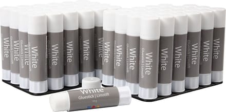 Witte lijmstift, 10 gr, 48 stuk/ 1 doos