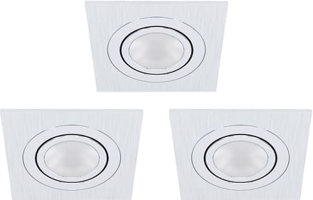 EGLO Areitio Inbouwlamp - GU10 - Ø 12.5 cm - Grijs