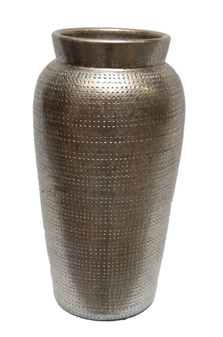Zilver goud vaas 18x35