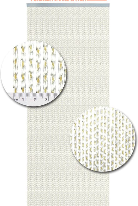Vliegengordijnenexpert Lucca - Vliegengordijn - 100x240 cm - Transparant met Geel