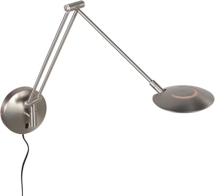Wandlamp 1-L Led knik Staal Draaibaar en Kantelbaar Zenith2 Steinhauer Exclusive