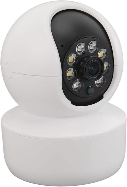 Slimme Babyfoon - Wifi Camera Binnen - Kind Bewaken - 2K Beeldkwaliteit - 360 Graden - Wit