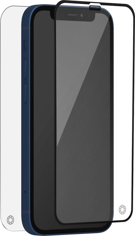 Force Case, Screenprotector geschikt voor iPhone 12 mini - 360° Full Body Organic Glass, Transparant