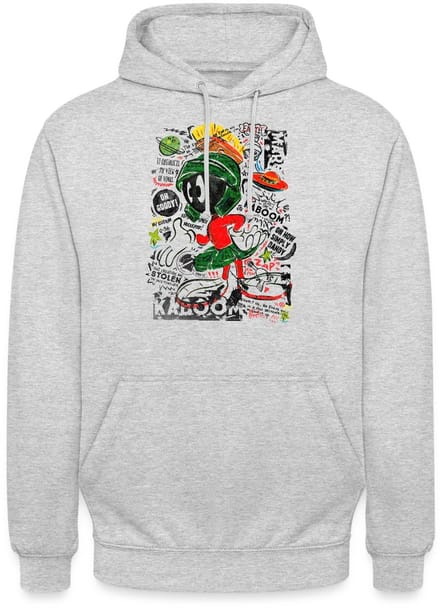 Looney Tunes Marvin The Martian Hoodie Unisex