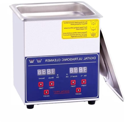 Ultrasone Reiniger - Schoonmaakbad - Dieptereiniging - Instelbare Temperatuur - 2L Capaciteit - Zilver