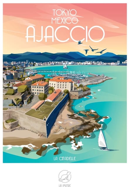 La Loutre puzzel 1000 stukjes Ajaccio - La Citadelle - legpuzzel.