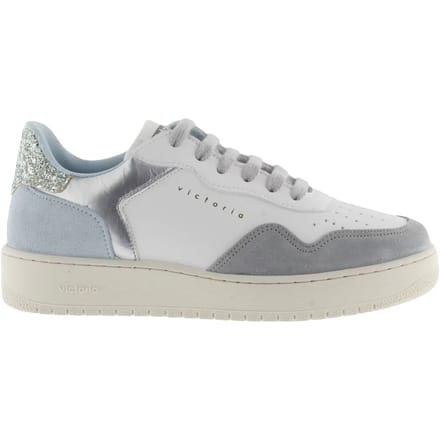 Suède/glitter sneakers Victoria Madrid