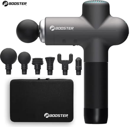 Booster Lightning Massage Gun - Massage apparaat - Koffer - 6 Opzetstukken - Smart Massage