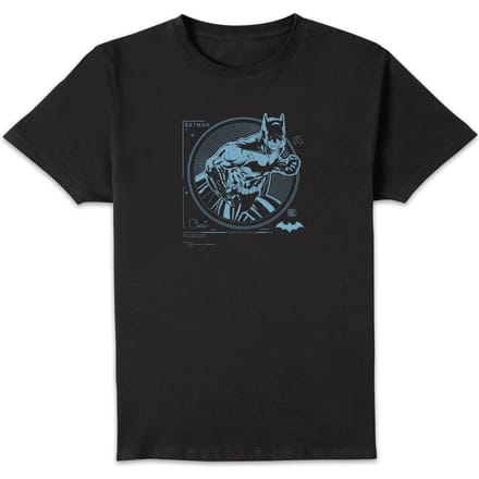 Batman Target Screen Unisex T-Shirt - Black - S