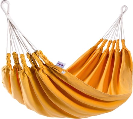Naya Nayon Hangmat Chagra Oranje Basic - 120 x 330 cm - 100 % katoen - handgemaakt in Ecuador