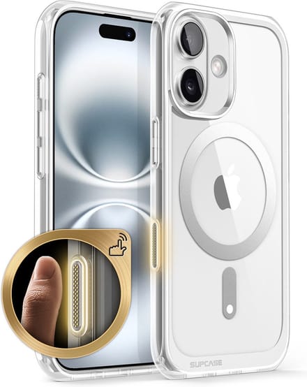 Supcase UB geschikt voor iPhone 16 Plus hoesje - Geschikt voor MagSafe - Transparant
