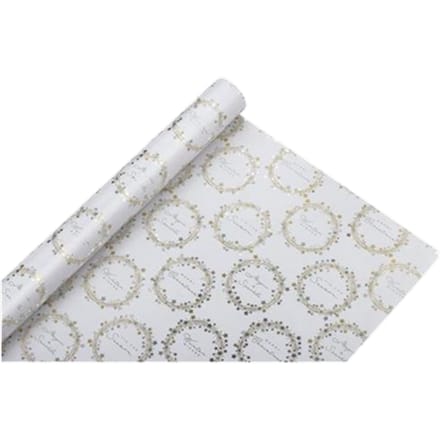 Tom Smith kerstpapier kerstkrans - 4m