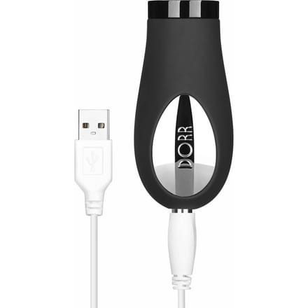 Dorr Fulfilled Vibrerende Eitje met G-spot Vibrator opzetstuk - zwart