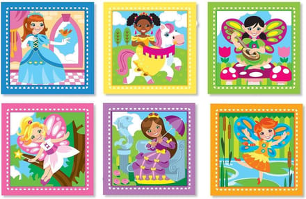 Melissa & Doug - Princess & Fairy Blokken Puzzle