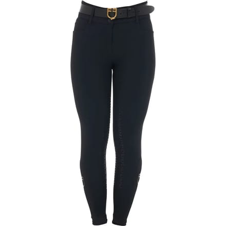 Hoge taille wedstrijdbroek met full grip voor vrouwen Equestro