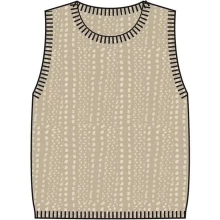 Mouwloze damestrui Pulz Jeans Nia