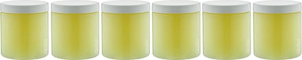 Bodyscrub-Gel Hamam - 400 gram - Pot met witte deksel - set van 6 stuks - Hydraterende Lichaamsscrub