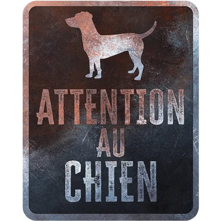 Duits jack russel waarschuwingsbord D&D Home