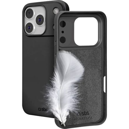 sbs mobile Instinct Cover Apple iPhone 17 Pro Zwart
