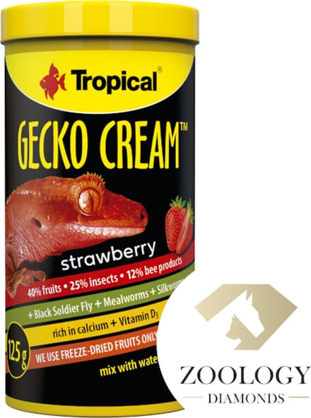 Tropical Gecko Cream Strawberry 250ml