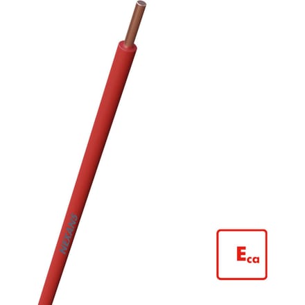 Nexans H07V-U Eca Installatiedraad 1.5mm² Rood - 10564830 [100 Stukken]