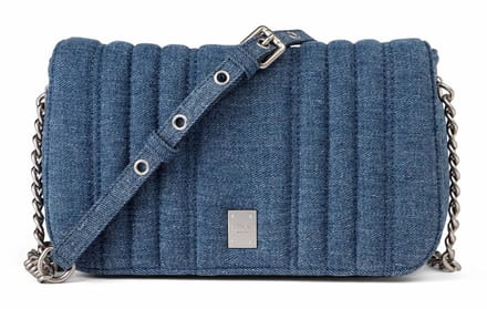 REPLAY Schoudertas Shoulder Bag With Flap Blu Denim Blauw