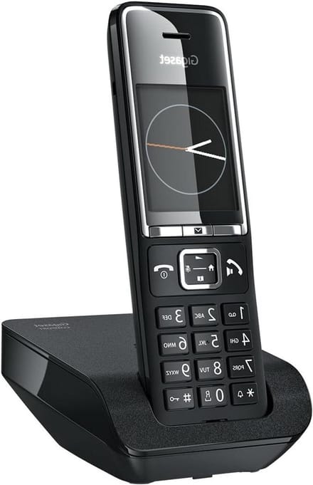 Draadloze DECT Telefoon - Thuis Telefoon - Thuis Bellen - Groot Kleurendisplay - 22 inch - Zwart Chroom