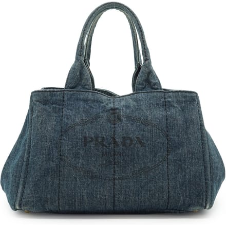 Prada Stoffen Tote Bag Canapa