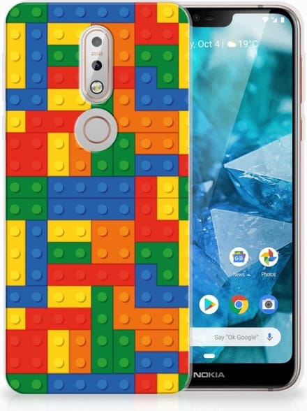 Nokia 7.1 TPU bumper Blokken
