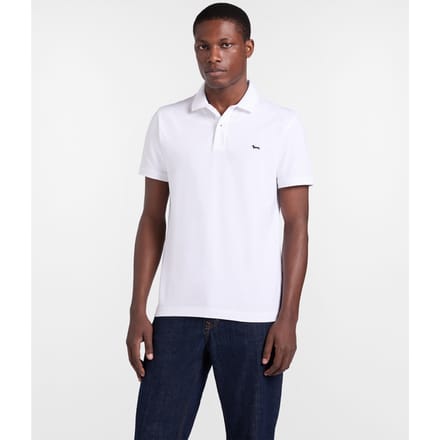 Basis pool in witte stretch piquet