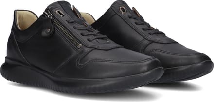 Hartjes 162.1105/99 Sneakers - Leer - Dames - Zwart - Maat 37