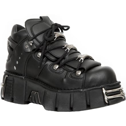 New Rock Unisex veganistisch lederen gotische laarzen - M-106-VS1