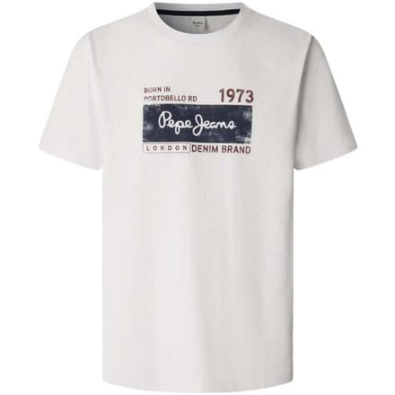 Pepe Jeans Grayson T-shirt Met Korte Mouwen Wit 2XL Man
