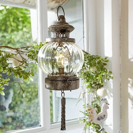LOBERON Ledhanglantaarn Timone roestbruin
