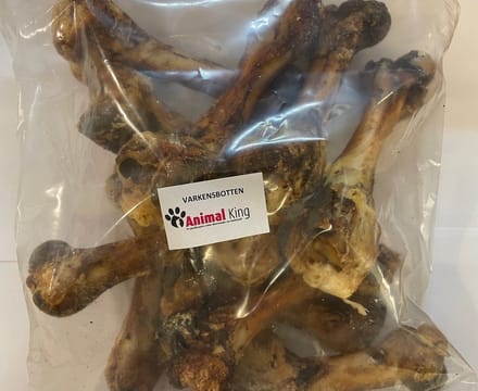 Varkensbotten-10 stuks-hondensnacks-Animal King