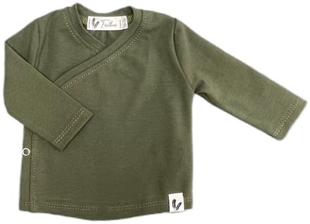 Overslagshirtje - Juniper - Groen - maat 44