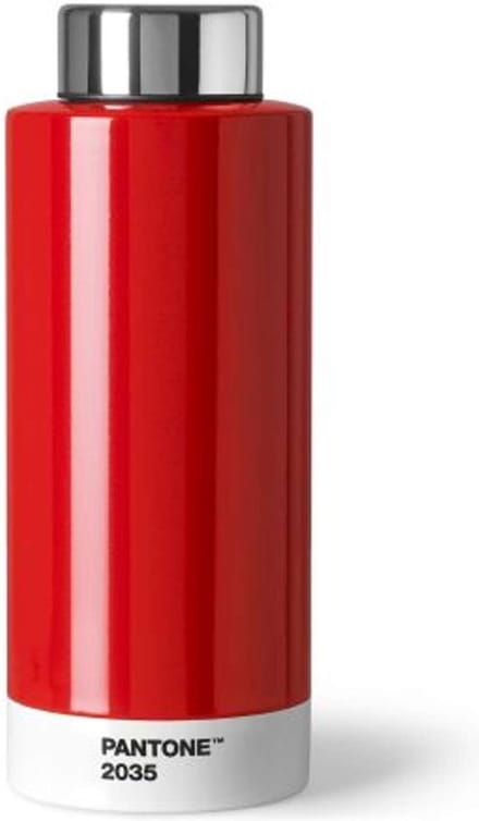 Pantone Thermos Drinkfles – RVS – 500 ml – Red 2035