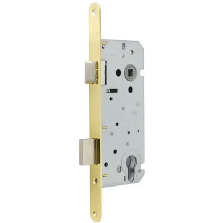Sencys Insteekslot Cilinderslot Deurslot M614 - Vermessingd Staal - 110x50mm