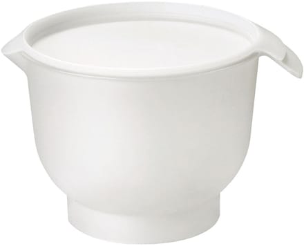 GastroMax mengkom met deksel, 3,0 liter, wit