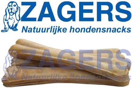 Zagers natuurlijke hondensnacks buffelhuid 3 stuks - 26 cm