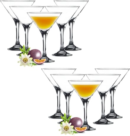 Glasmark Cocktail glazen - 12x - martini - 175 ml - glas - martini glazen