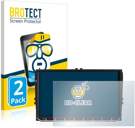 BROTECT - Screenprotector voor M.I.C. AV9V2 - Folie Beschermfolie transparant 2 Stuks