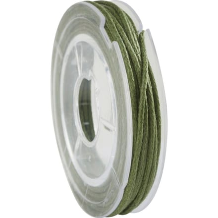 Imitatielerenkoord Olijfgroen 1mm x 5meter