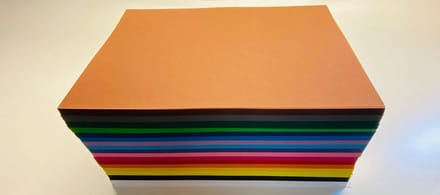 Vouwbladen mini 5 x 5 cm 500 vel assorti
