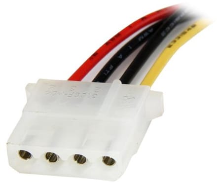 StarTech.com SATA Aan Molex LP4 Stroom Cable AV / multimedia paneel