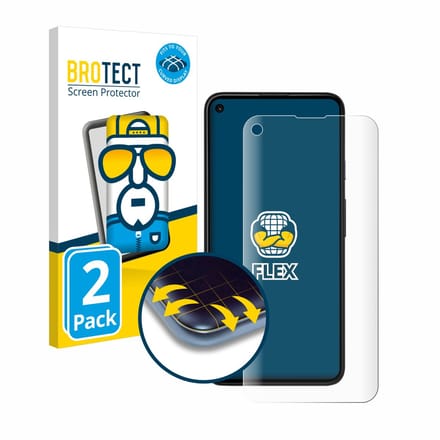 BROTECT - Screenprotector voor Google Pixel 4a 5G - Folie Beschermfolie transparant volledig dekking - 2 Stuks