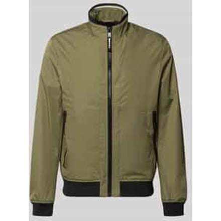 Regular fit jack met opstaande kraag