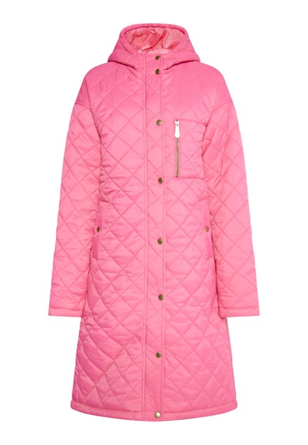 Faina Lichtgewicht gewatteerde jas Dames roze
