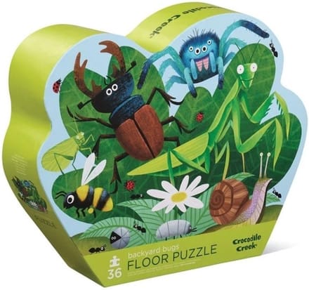 Crocodile Creek | Shaped box puzzles, 36 stuks - Insecten