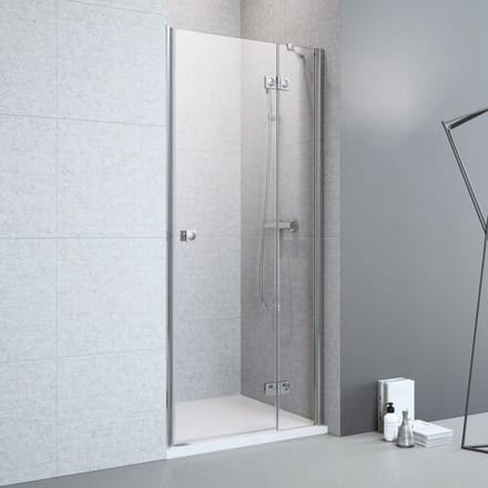 Megabad Profi Collection Planplus hinged door with fixed part for niche 80 x 192.8 cm hinged right MBPPDTFS80R
